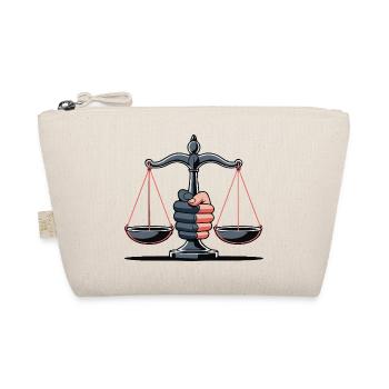 Justice Scales Illustration - Organic Pouch - nature - Front