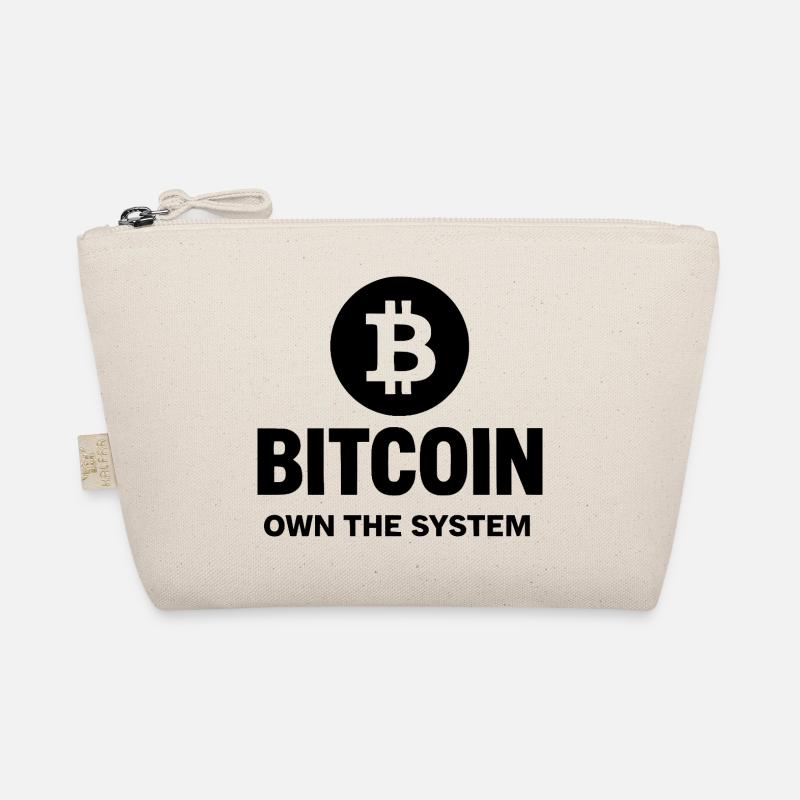 Bitcoin - Own the System - Bio-Täschchen - Natur