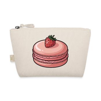 Strawberry Macaron Dessert - Organic Pouch - nature - Front