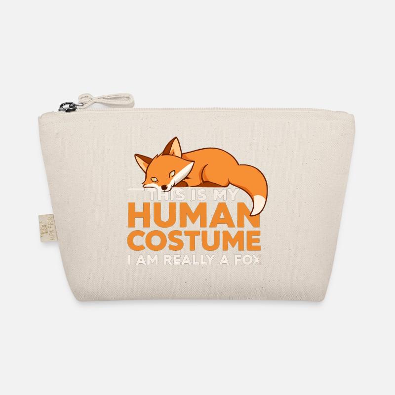 Fuchs Kostüm Humor T-Shirt - Bio-Täschchen - Natur