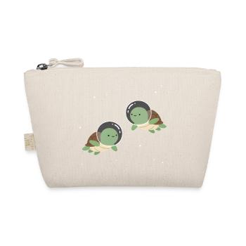 Cute Space Turtles - Organic Pouch - nature - Front