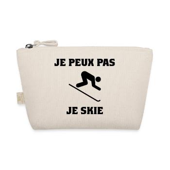 JE PEUX PAS. SKI. MONTAGNE. RAQUETTE. SNOW. HIVER - Trousse biologique - nature - Devant