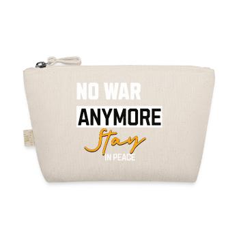 Non à la guerre Restez en paix - Trousse biologique - nature - Devant