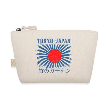Tokyo Japan Sunbeams and Bamboo - Organic Pouch - nature - Front
