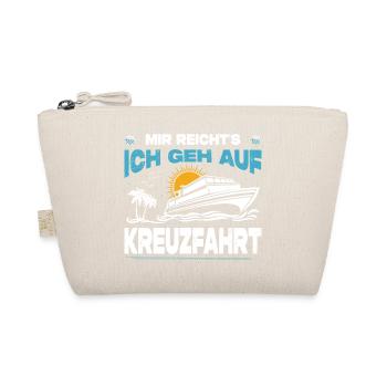 Lustige Kreuzfahrt Sprüche Outfits Urlaub - Bio-Täschchen - Natur - Vorne