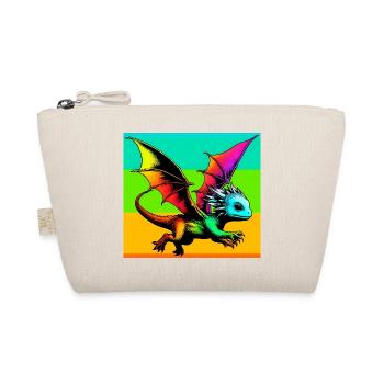 Drache - Bio-Täschchen - Natur - Vorne