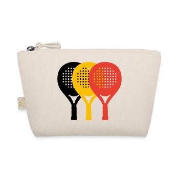 Padel Belgien Tricolore - Bio-Täschchen - Natur - Vorne