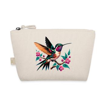 Colibri vibrant sur une branche fleurie - Trousse biologique - nature - Devant