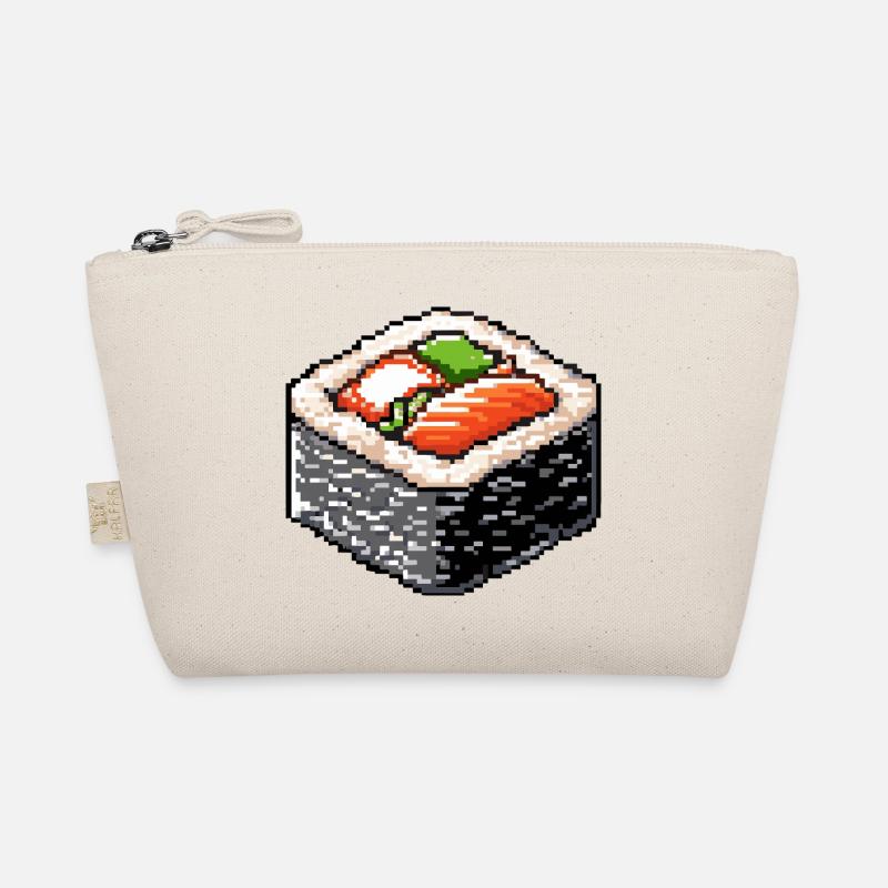 Pixel Sushi Bento Art Organic Pouch