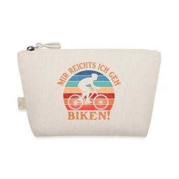 Motif motard rétro coucher de soleil - Trousse biologique - nature - Devant