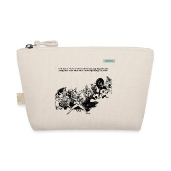 BACK ROW PARODY design 001 - Organic Pouch - nature - Front