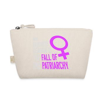 My Favorite Season Is The Fall Of The Patriarchy - Organic Pouch - nature - Front