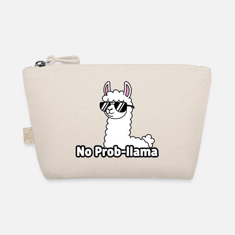 Llama with Sunglasses No Prob Mom Organic Pouch