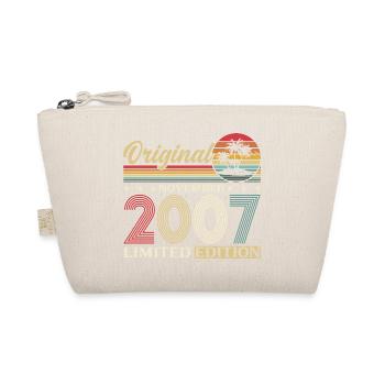 18th Birthday Original November Vintage 2007 - Organic Pouch - nature - Front