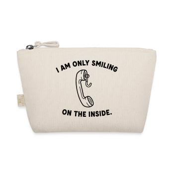 À l’intérieur du sourire Phone Line Art - Trousse biologique - nature - Devant