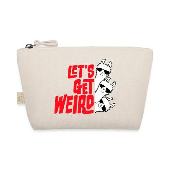 Let's Get Weird 3 Lama Freunde Team Sonnenbrille - Bio-Täschchen - Natur - Vorne