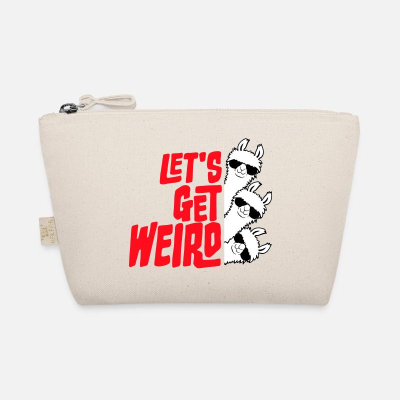 Let’s Get Weird 3 Llama Friends Team Lunettes de soleil Trousse biologique