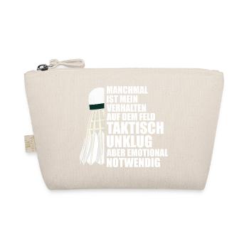 Behavior Badminton Badminton Players - Organic Pouch - nature - Front
