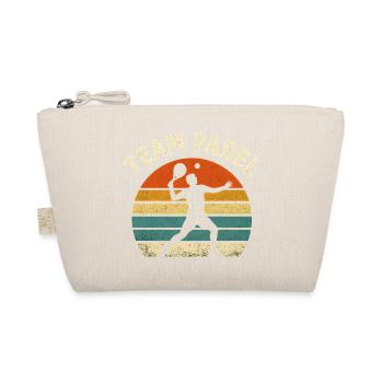Retro Sunset Padel Team - Organic Pouch - nature - Front