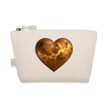 VENUS LOVER – Frieden & Liebe - Bio-Täschchen - Natur - Vorne