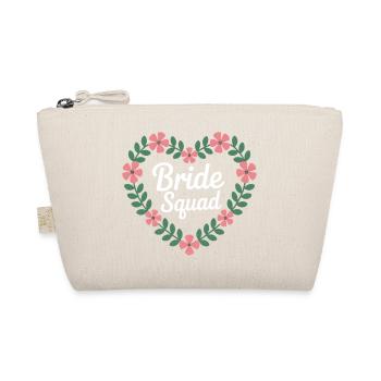 Bride Squad Blumenherz - Bio-Täschchen - Natur - Vorne