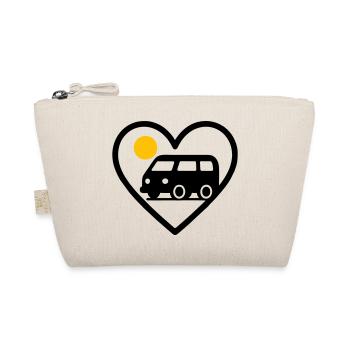 Vanlife Heart Van Reise Road Abenteuer - Bio-Täschchen - Natur - Vorne