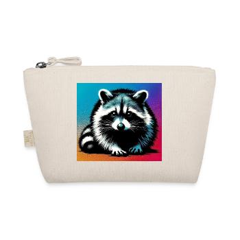 Raccoon - Organic Pouch - nature - Front