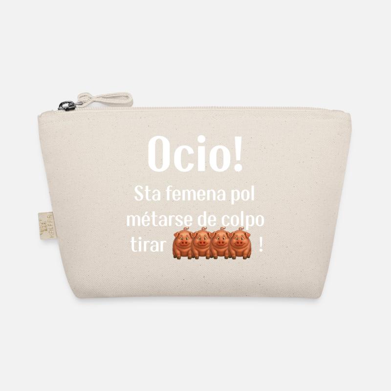 Witty phrase in Venetian Organic Pouch