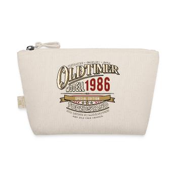 Oldtimer Modell 1986 | Geburtstag Geschenk - Bio-Täschchen - Natur - Vorne