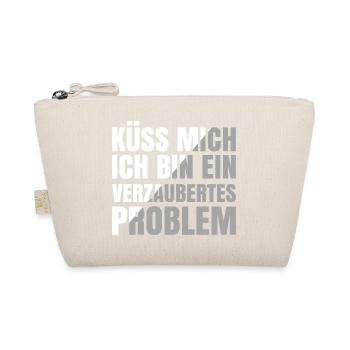 Kiss me, I'm an enchanted problem - Organic Pouch - nature - Front