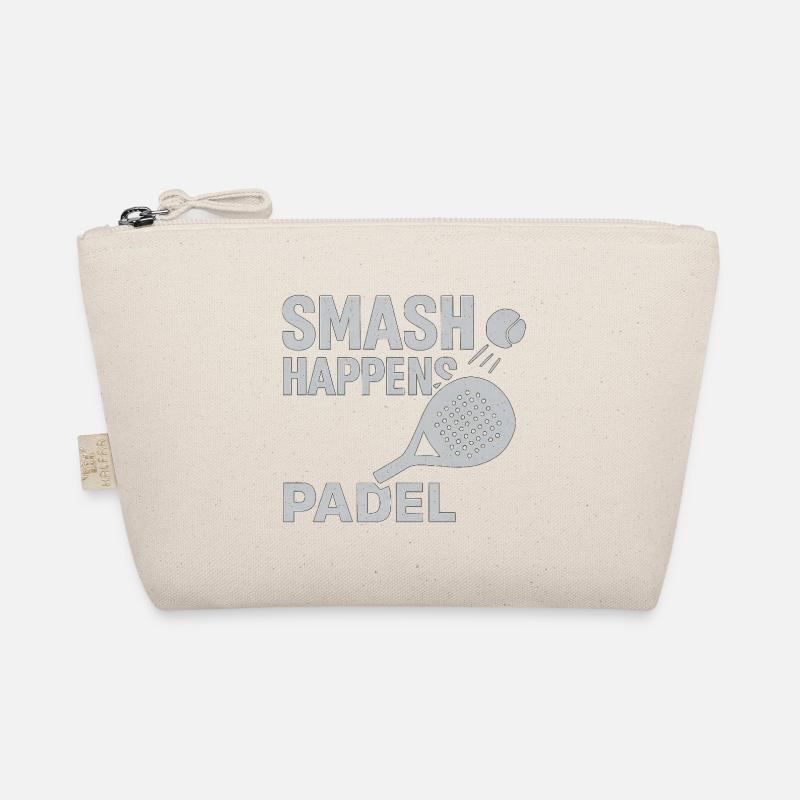 Smash Happens Padel - Bio-Täschchen - Natur