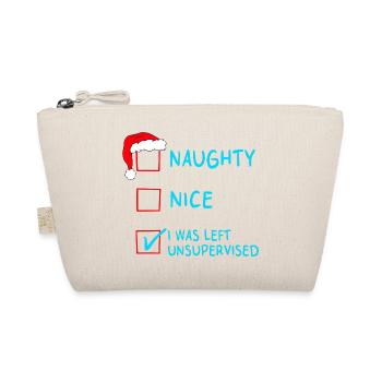 nice_naught_blue - Organic Pouch - nature - Front