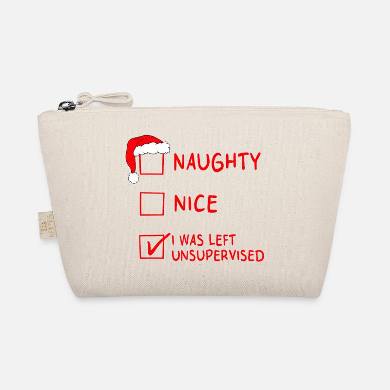 Naughty Nice – I Was Left Unsupervised Christmas Organic Pouch
