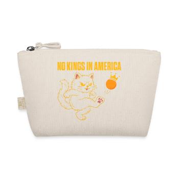 No Kings In America Patriotic Liberty Zitat - Bio-Täschchen - Natur - Vorne