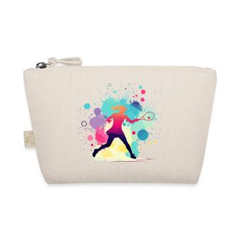 Tennis, Joueuse de tennis féminine, Graphique de tennis - Trousse biologique - nature - Devant