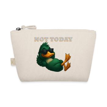 Not Today Duck Sunglasses, Nicht heute, Ente  - Bio-Täschchen - Natur - Vorne