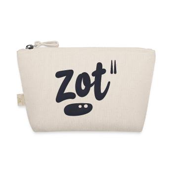 Crazy. Antwerp dialect - Organic Pouch - nature - Front