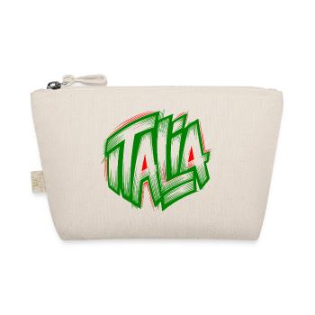 Italia Graffiti green-red - Organic Pouch - nature - Front