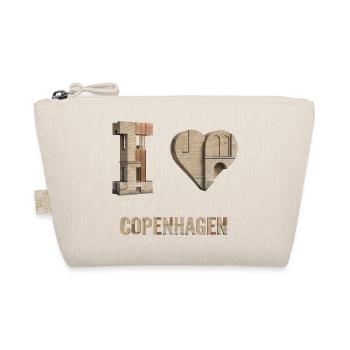 J’adore Copenhague – Design nordique moderne - Trousse biologique - nature - Devant