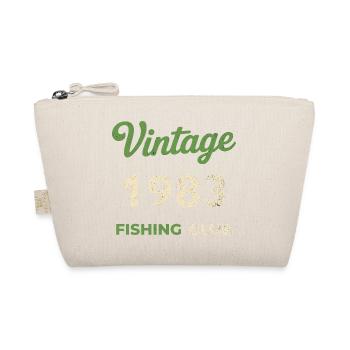 Vintage 1983 – Fishing Club Retro Geburtsjahr - Bio-Täschchen - Natur - Vorne