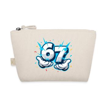 67 Six Seven Meme Funny Gift Teen - Organic Pouch - nature - Front