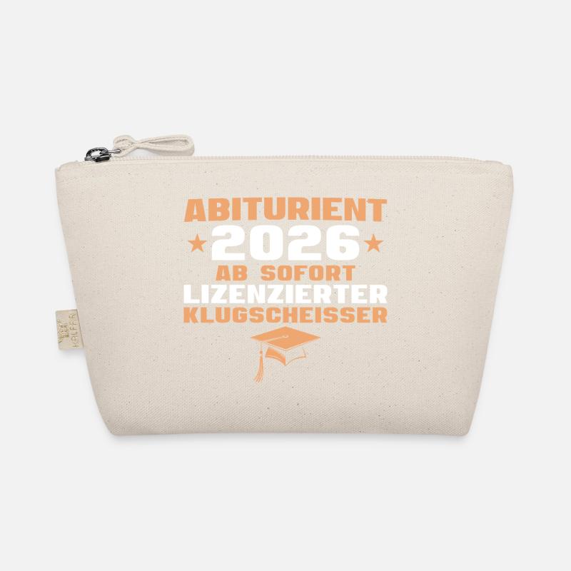 Abiturient 2026 Abschluss Abitur Geschenk Bio-Täschchen