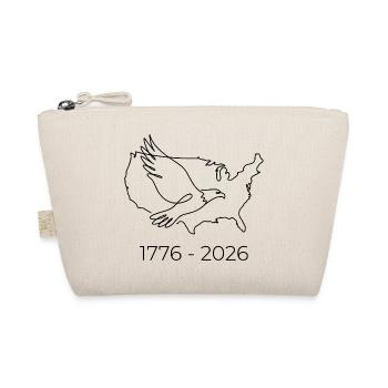  1776-2026 USA Semiquincentennial 250th - Bio-Täschchen - Natur - Vorne