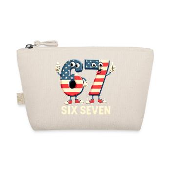 US Flag 67 Memes Six Seven - Organic Pouch - nature - Front