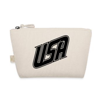 Logo USA - variable de couleur - Trousse biologique - nature - Devant