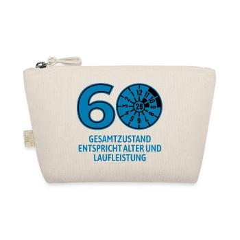 HU February 2026 - 60 Years - Birthday Gift - Organic Pouch - nature - Front