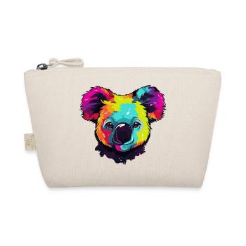 Colorful Koala Pop Art - Organic Pouch - nature - Front