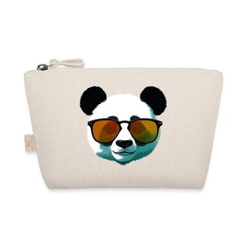 Dégradé de panda avec lunettes de soleil - Trousse biologique - nature - Devant