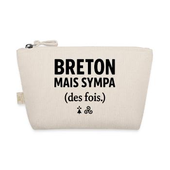 Brittany funny - Breton but nice sometimes- - Organic Pouch - nature - Front