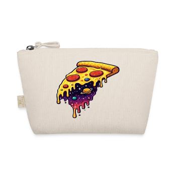Cosmic pizza slice - Organic Pouch - nature - Front